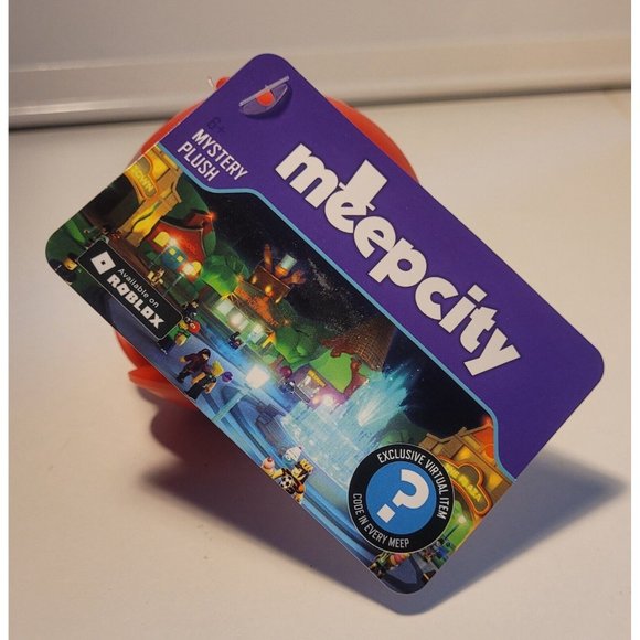 LOT OF 24! New Roblox Meep City Mystery Plush Blind Box W/Exclusive Virtual Item - Picture 2 of 6
